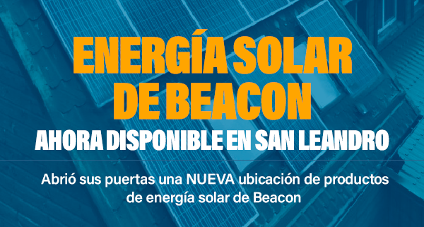 Productos solares ahora disponibles en San Leandro