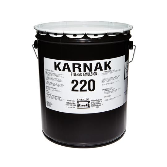 #220 Fibered Emulsion Dampproofing Asphalt Brush Grade - 5 Gallon Pail