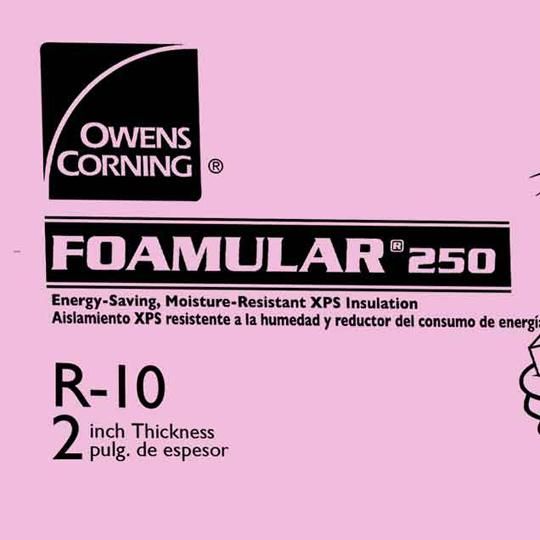 Foamular&reg; 250 XPS Rigid Foam Insulation