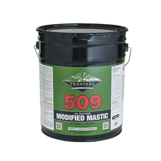 509AF All Weather Modified Mastic - Trowel Grade - Asbestos Free - 5 Gallon Pail