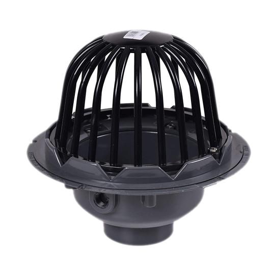 PVC Roof Drain 3" with ABS Plastic Dome