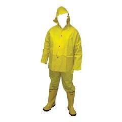 Hi-Vis Water Proof 3-Piece Rain Suit - Size 3X-Large