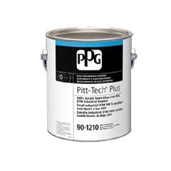 (90-1220) Pitt-Tech&reg; Plus Interior/Exterior Semi-Gloss DTM Industrial Enamel with White & Pastel Base - 5 Gallon Pail