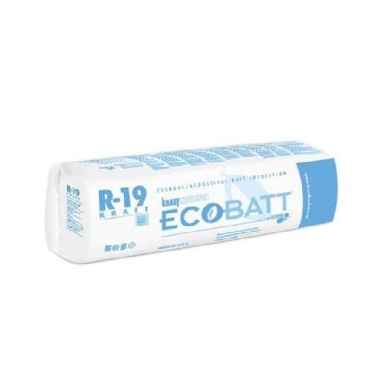 (B53E) 6-1/4" x 16" x 96" R-19 EcoBatt Kraft Faced Insulation