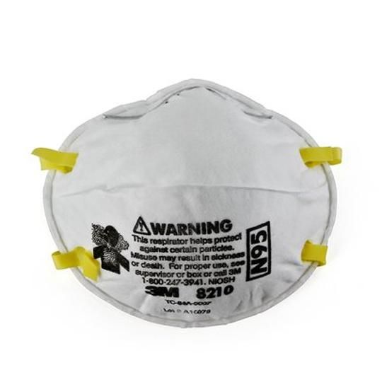 8210 Particulate Respirator with Dual Strap - Box of 20