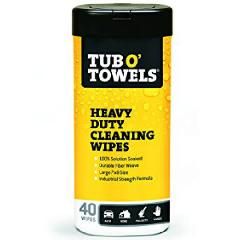 Tub O' Towels Heavy Duty Cleaning Wipes - 40 Count Dispenser