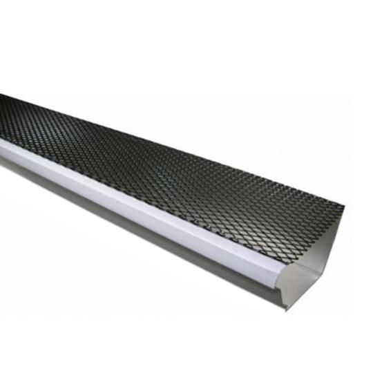K-Style Lock-On Painted Galvanized Steel Gutter Guard with Fine Mesh