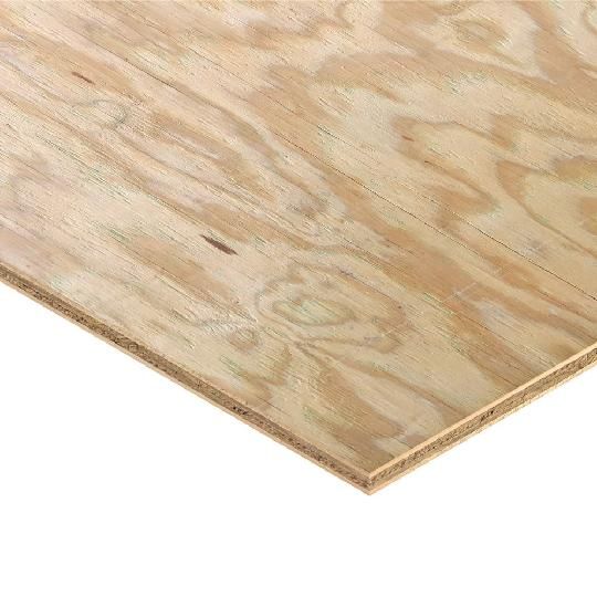 23/32" x 4' x 8' 4-Ply Southern Yellow Pine CDX Plywood