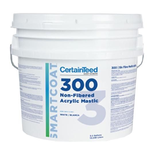 SMARTCOAT&trade; 300 Non-Fibered Acrylic Mastic - 3.5 Gallon Pail