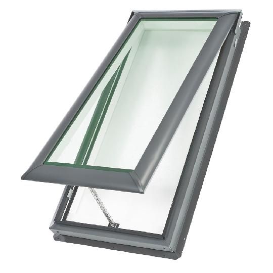 Manual "Fresh Air" Deck-Mounted Skylight with Aluminum Cladding & Impact Low-E3 Glass