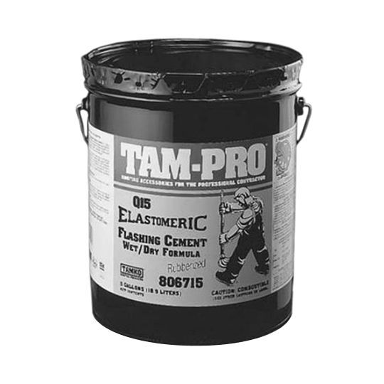 TAMKO TAM-PRO Q-15 Elastomeric Cement Flashing - Winter Grade - 5 Gallon Pail
