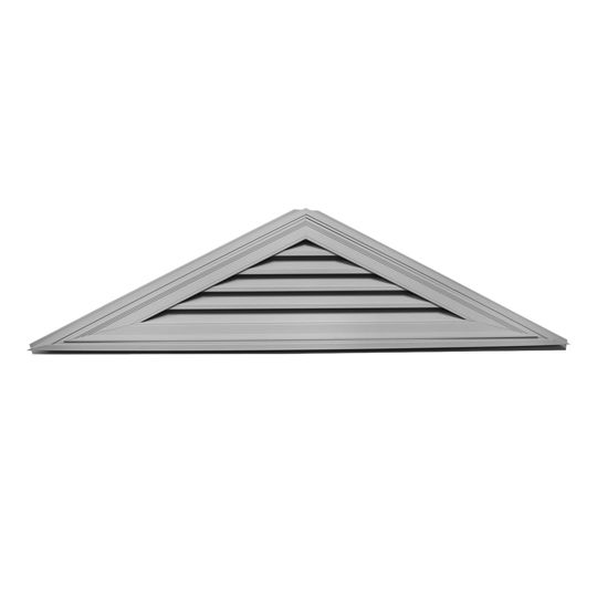 Mid-America Siding Components 18" x 72-1/2" Triangle Gable Vent with 6/12 Pitch Paintable (030)