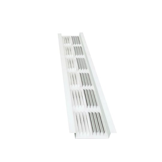 GAF 8' MasterFlow&reg; LSV8 Series Continuous Soffit/Undereave Vent Mill Finish