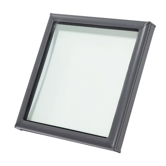 Velux 25-1/2" x 27" Fixed Curb-Mounted Skylight with Tempered Low-E Comfort Glass