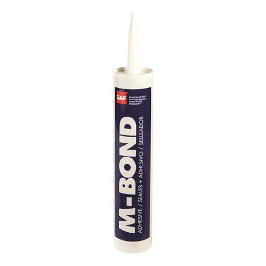 GAF M-Bond&trade; Adhesive/Sealant 10.1 Oz. Tube White