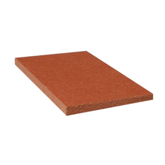 GAF 1/2" 4' x 4' STRUCTODEK&reg; High Density Fiberboard Roof Insulation Cover Board with Primed Red Coating - 6 Side Coated