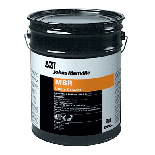 Johns Manville MBR&reg; Utility Cement - Winter Grade 5 Gallon Pail