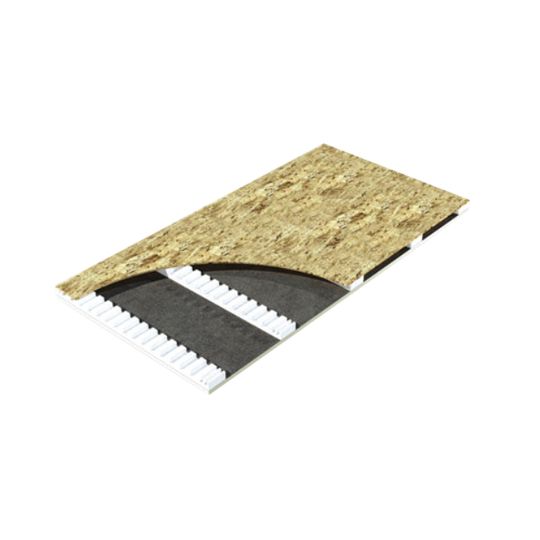 Atlas Roofing 5.5" x 4' x 8' ACFoam&reg; CrossVent&reg; Nailable Ventilated Roof Insulation - 1" Air Space