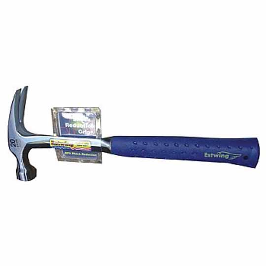 C&R Manufacturing Estwing Straight Claw Hammer with Vinyl Grip - 20 Oz.