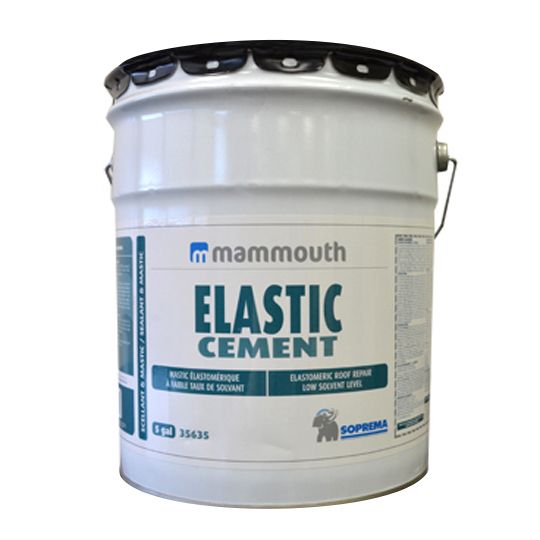 Soprema SOPRAMASTIC&trade; SBS Elastic Cement 5 Gallon Pail Black