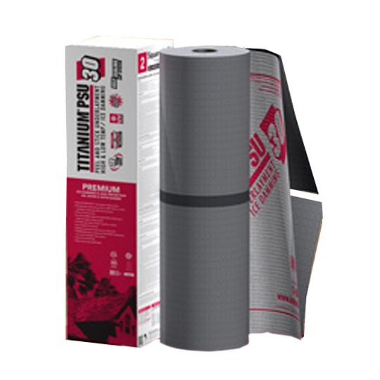 Titanium PSU30 Peel & Stick Synthetic Roofing Underlayment - 2 SQ. Roll Grey