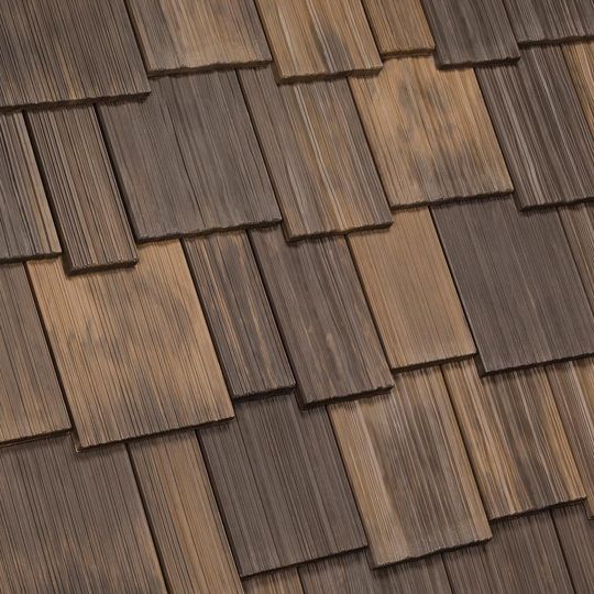 Davinci Roofscapes Multi-Width Shake Field Tile Weathered Grey