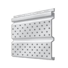 Royal Building Products Double 5" Fully-Vented Soffit - Brush Finish