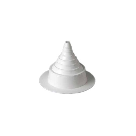 Versico 3/4" to 8" VersiFlex&trade; PVC Molded Pipe Seal Individual Piece White