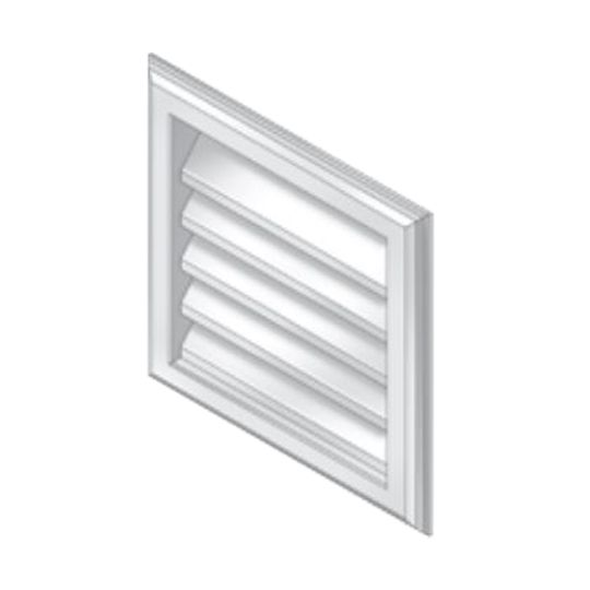 Royal Building Products 15" x 15" Gable Vent Clay