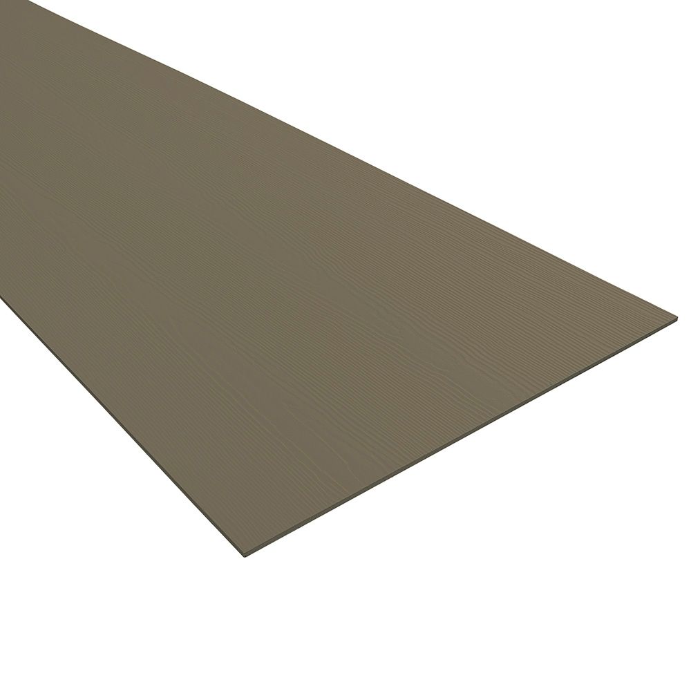 James Hardie 1/4" 24" x 8' Hardie Soffit Non-Vented Cedarmill Panel for HardieZone 5 Cobble Stone