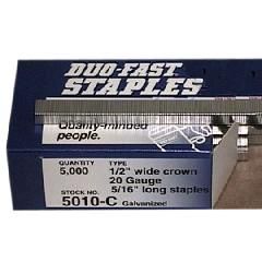Duo-Fast 5/16" Staples - Box of 5,000