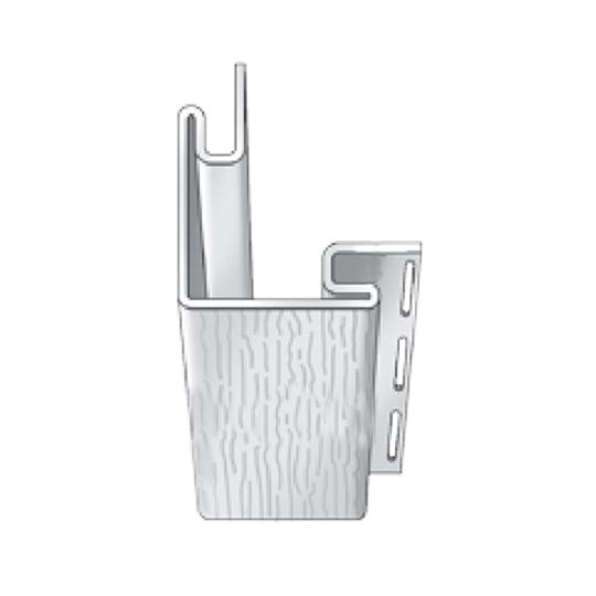 Royal Building Products 3/4" Universal Outside Corner Post - Woodgrain Finish Sterling