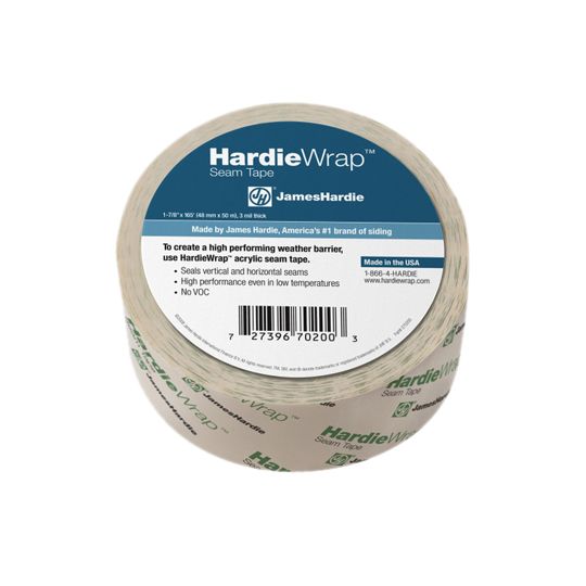 James Hardie 3.2 mil 1-7/8" x 165' Hardie Wrap Seam Tape
