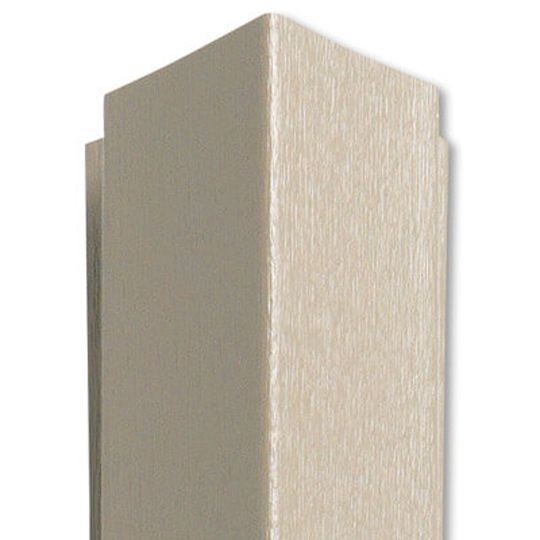 Mastic 3" x 3/4" x 10' Universal Outside Corner Post - Woodgrain Finish Linen