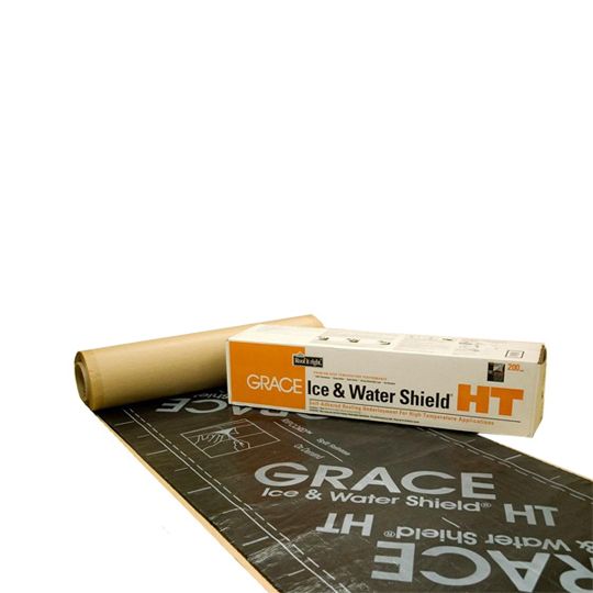 GCP Applied Technologies 36" x 75' Ice & Water Shield&reg; High Temperature Roofing Underlayment - 2.25 SQ. Roll Grey-Black