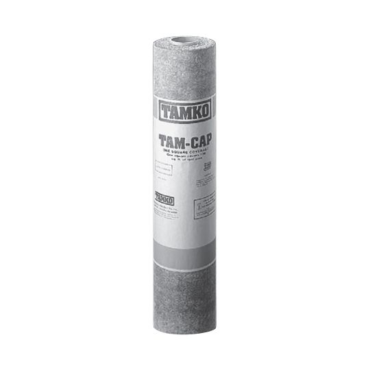 TAMKO TAM-CAP Mineral-Surfaced Fiberglass Cap Sheet ISP Blend - 1 SQ. Roll White