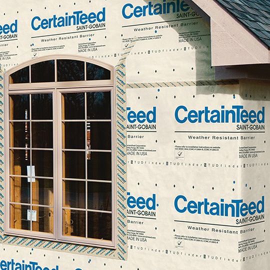 CertainTeed Siding 4-1/2' x 200' CertaWrap&trade; Premium Housewrap Roll - Weather Resistant Barrier