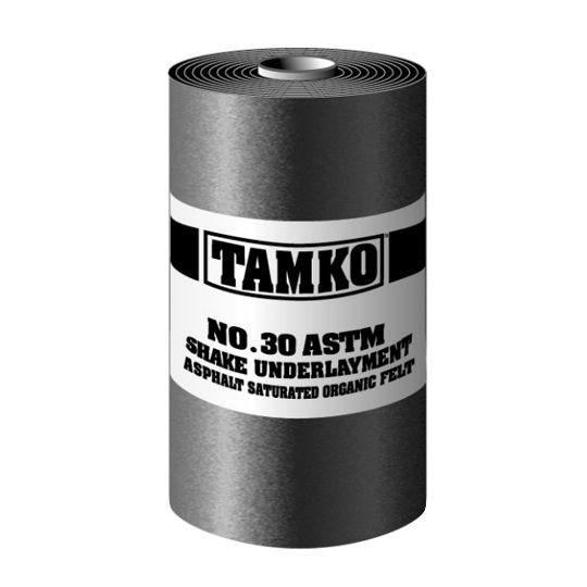 TAMKO No. 30 18" Jumbo Shake Felt Underlayment