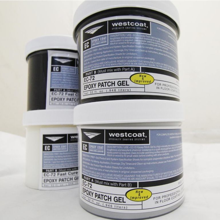 Westcoat Specialty Coating Systems EC-72 Epoxy Patch Gel - 1/2 Gallon Kit