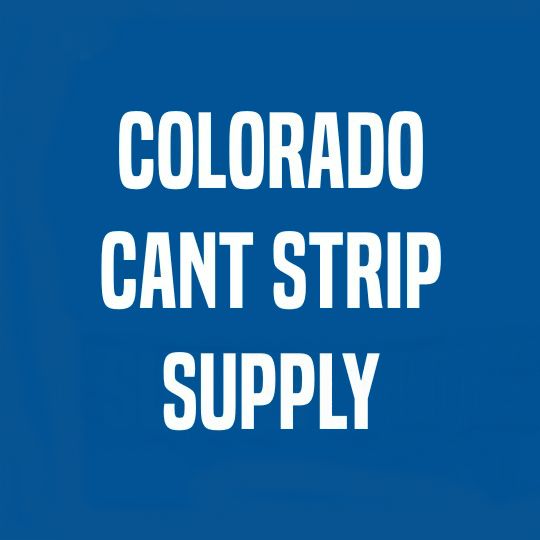 Colorado Cant Strip Supply 0" to 1/2" x 12" x 72' Wood Fiber Tapered Edge