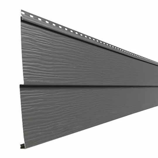 Mastic Envoy Horizon Collection Double 5" Aluminum Siding Charcoal Grey