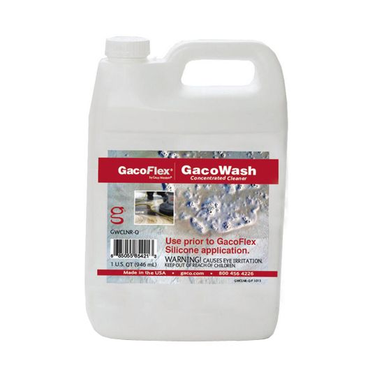 Gaco Western GacoFlex&reg; GacoWash Concentrated Cleaner - 1 Quart Clear Yellow/Amber