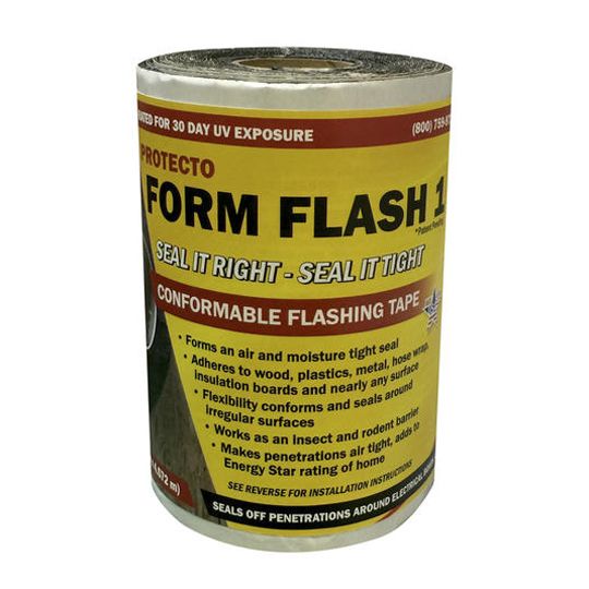 Protecto Wrap 6" x 15' Form Flash 1 Flashing Tape Black