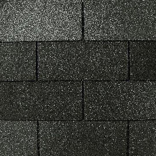 Atlas Roofing GlassMaster&reg; Fiberglass Shingles Black Shadow