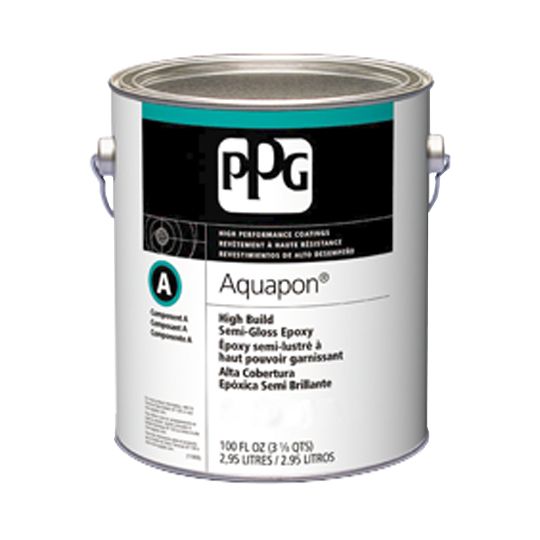 PPG Industries (97-1212) AQUAPON&reg; High Build Semi-Gloss Polyamide-Epoxy Coating with White Base - 1 Gallon Can