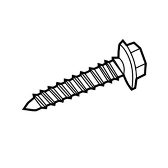 Berger Building Products #8 1/2" Painted Zinc-Plated Steel Zip Screw - Carton of 1,000 Light Maple