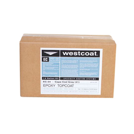 Westcoat Specialty Coating Systems EC-34 Epoxy Topcoat - 1.5 Gallon Kit Spanish Brown