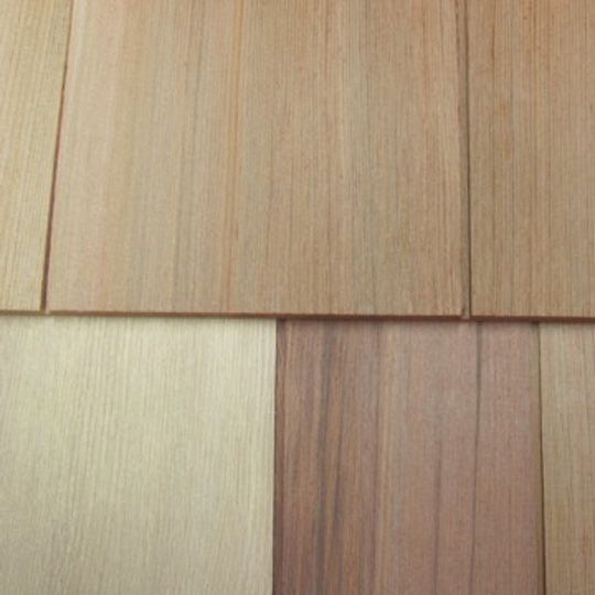 Shakertown Cedar Shingles 7" x 8' Craftsman 1-Course Shingle Panel - Even-Butt Line - Traditional Keyway Joint - Unprimed