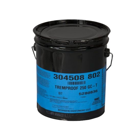 Tremco TREMproof&reg; 250GC Low-VOC Trowel Grade - 5 Gallon Pail Black