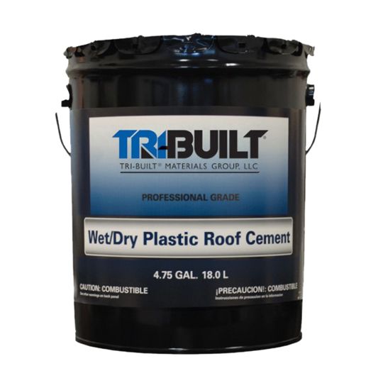 TRI-BUILT A/F Flashing Cement - Summer Grade 5 Gallon Pail Black